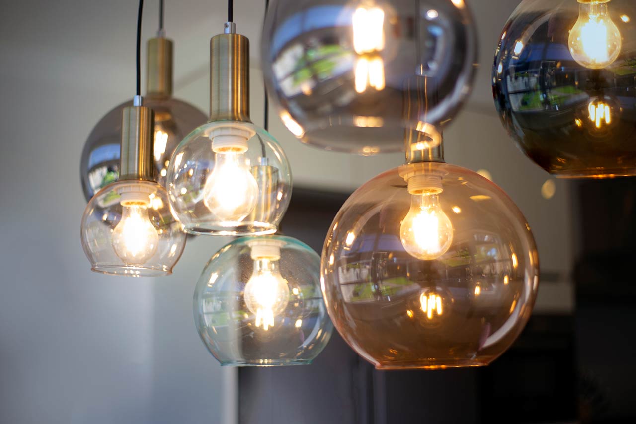 beautiful retro luxury decorative lights in a modern home